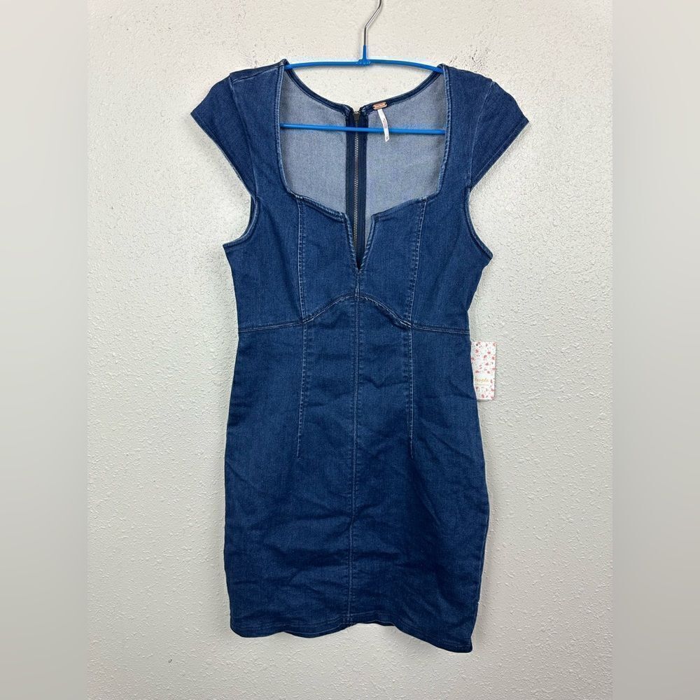 NWTβFreeβPeopleβWomenβsβDenimβDress